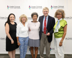 Purcell Marian high school - Bethany Doverspike, Diane Rinaldi, Tena Fette, Mark Fette, Donna Bretnitz